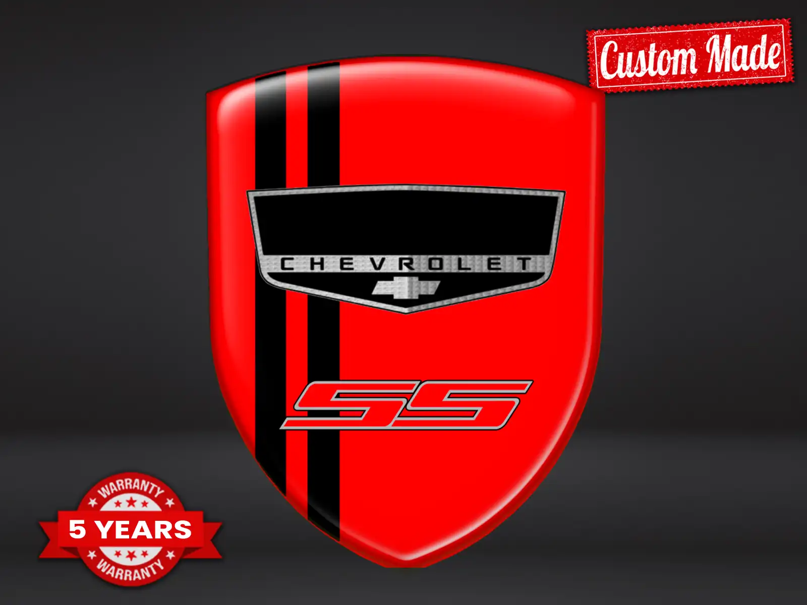 Chevrolet Etiqueta Impermeable Premium Universal Personalizable